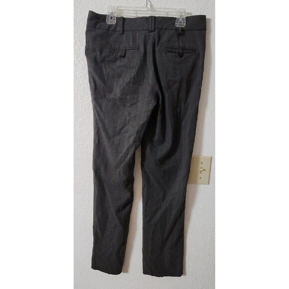 Talbots Pants Size 4P Petite Gray Hampshire Plaid Trouser Career Dark Academia - Picture 7 of 10